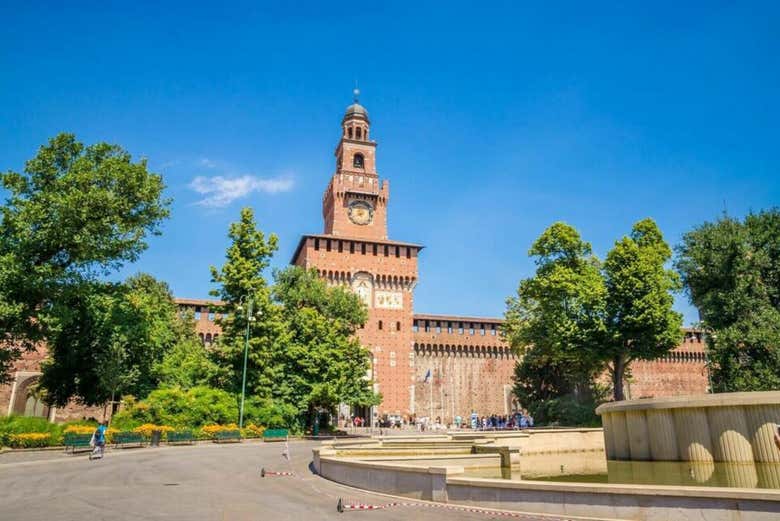 Fachada del Castillo Sforzesco
