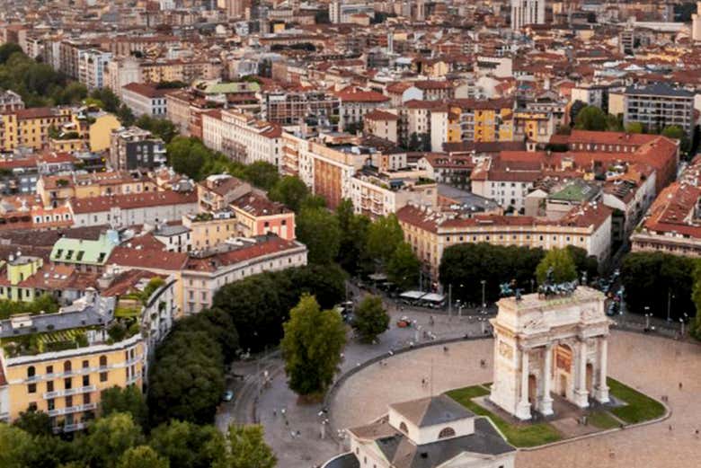 Vistas del Arco della Pace