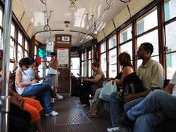 Tranvia de Milan, interior